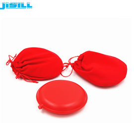 PP ประสิทธิภาพสูงสีแดงแพ็คเย็นร้อนนำมาใช้ใหม่ได้ด้วยกระเป๋าโต๊ะเครื่องแป้งที่กำหนดเอง