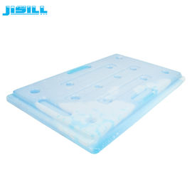 ก้อนน้ำแข็ง HDPE พลาสติกสีน้ำเงินนำกลับมาใช้ใหม่ได้น้ำหนัก 3500 กรัมสำหรับอาหารแช่แข็ง