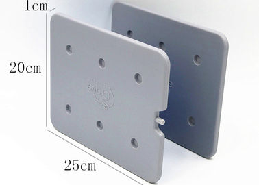 จานเย็น Eutectic ประสิทธิภาพสูง แพ็คเย็นทางการแพทย์ 25 X 20 X 1 ซม สําหรับอาหารแข็ง
