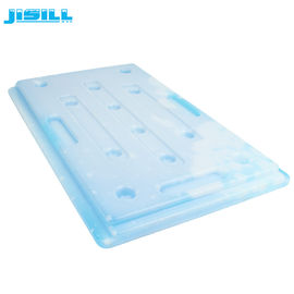 บล็อกน้ำแข็งพลาสติก HDPE สีน้ำเงินนำกลับมาใช้ใหม่น้ำหนัก 3500 กรัมสำหรับอาหารแช่แข็ง