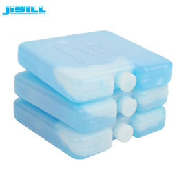 HDPE เกรดอาหาร + SAP กระป๋องน้ําแข็งขนาดเล็ก บล็อกน้ําแข็ง / เจลน้ําแข็งภายในเหลว 10 * 10 * 2 ซม สําหรับอาหารแข็ง
