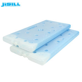 แพ็คน้ำแข็ง PCM สีน้ำเงิน 1500 กรัมสำหรับการขนส่งควบคุมอุณหภูมิสำหรับอาหารแช่แข็ง