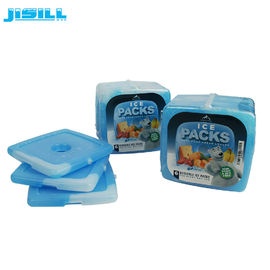 Cool Bag Ice Packs Fit &amp; Fresh Slim เจลทำความเย็นอาหารนำกลับมาใช้ใหม่แพ็คน้ำแข็งสำหรับอาหารกลางวันสำหรับเด็ก